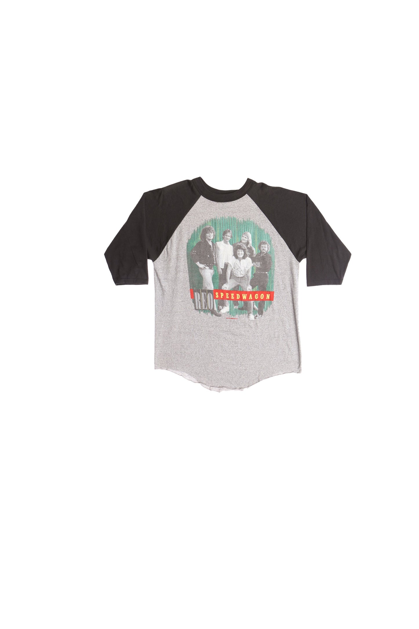 Reo SpeedwagonWheels Are Touring 84 - 85 Tour Vintage Gray Graphic T-shirt