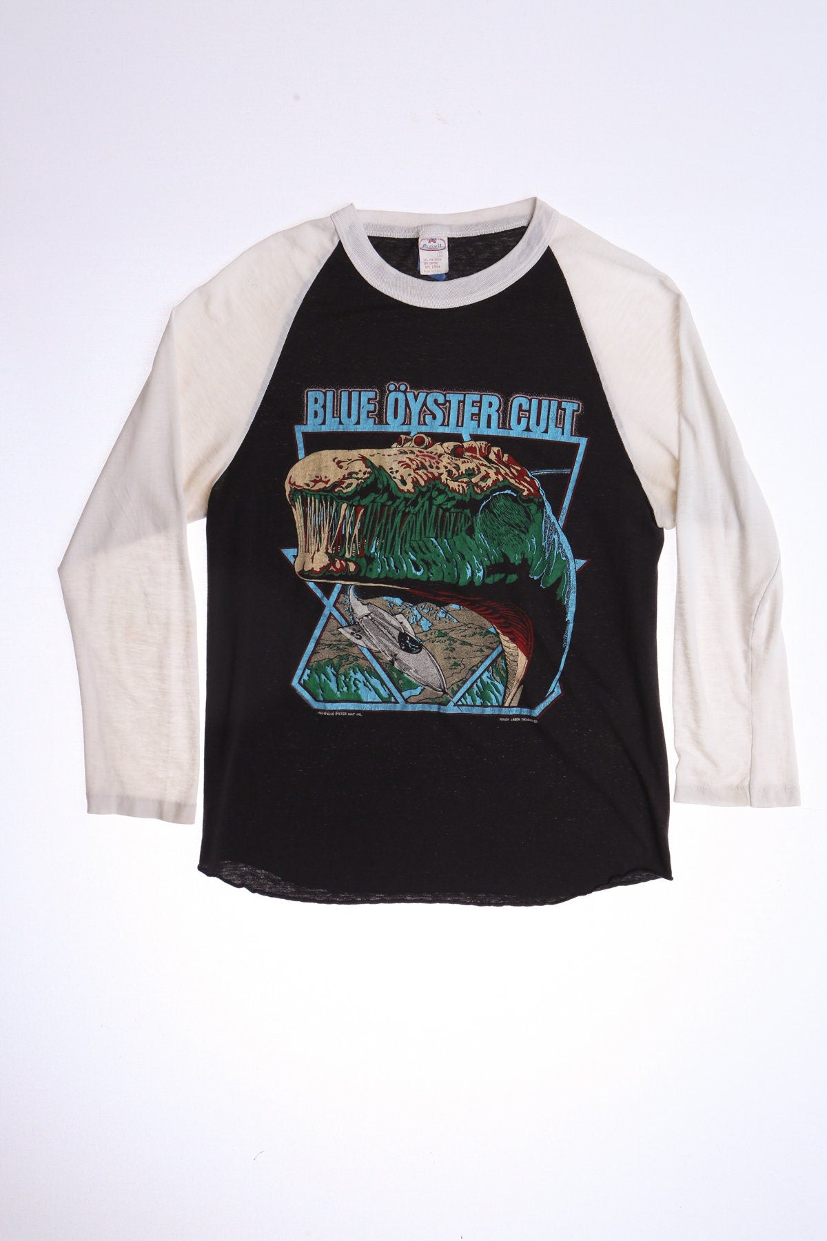 1986 Blue Oyster Cult 3/4 Sleeve Rock Graphic Shirt
