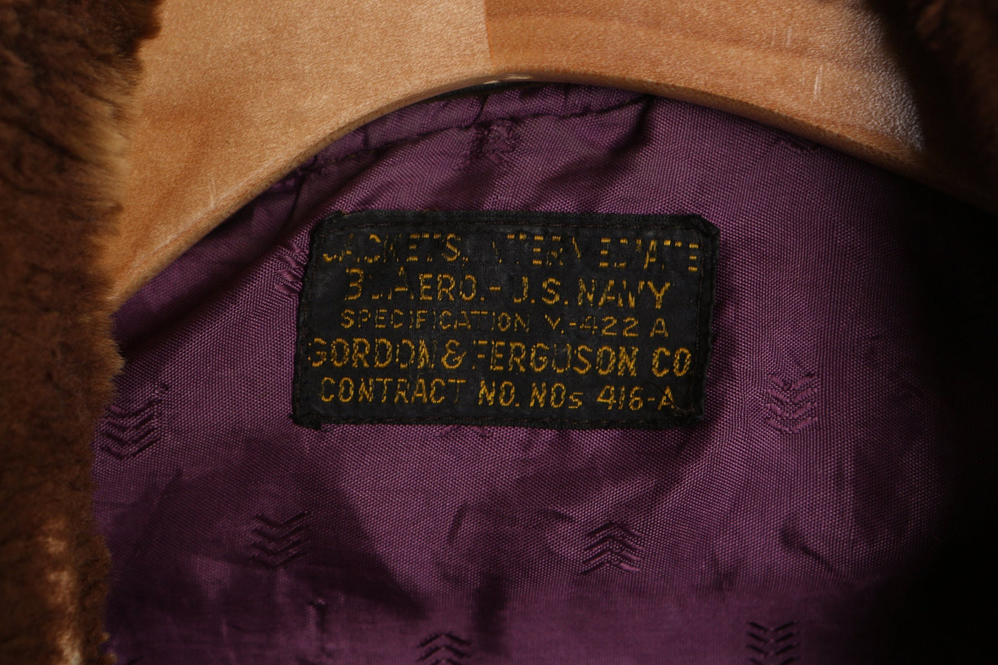 M-422 A Brown Bomber Leather Jacket