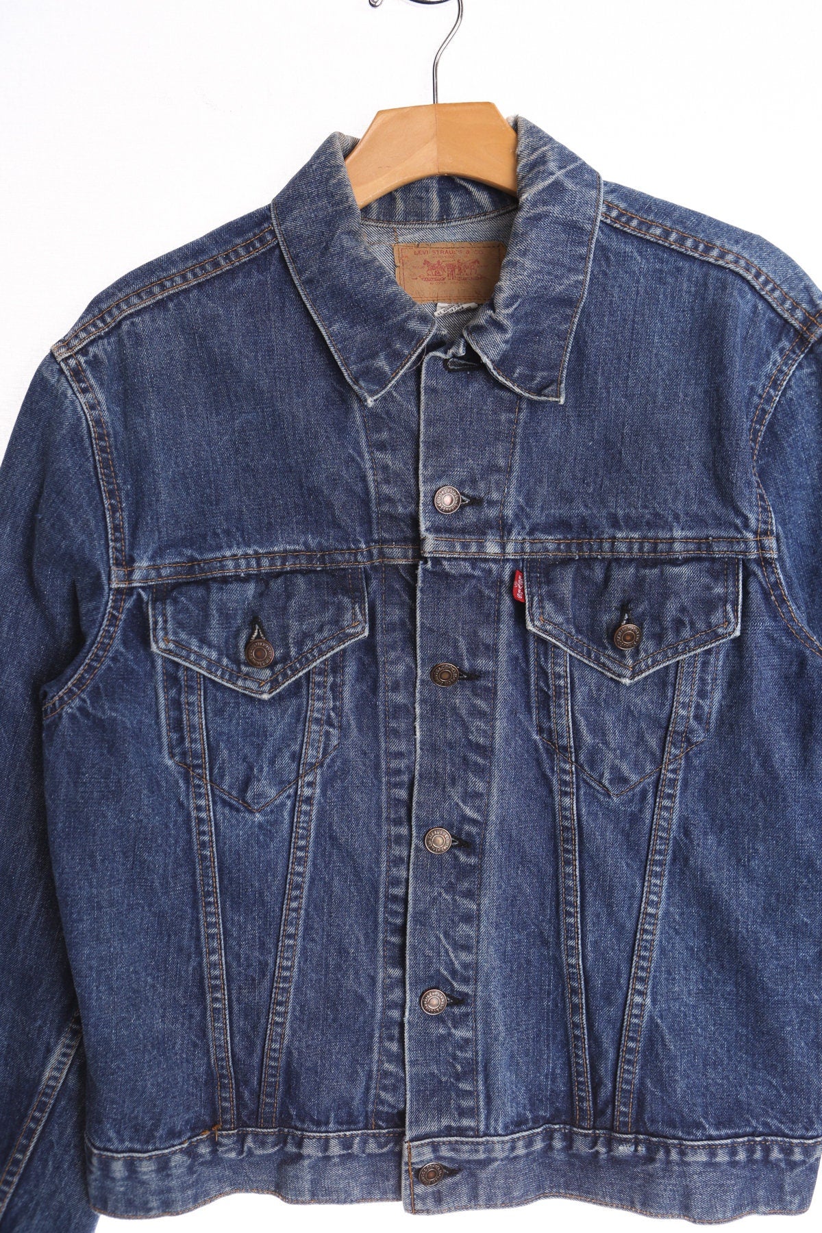 Vintage Levi's Blue Denim Jacket - Made in USA -