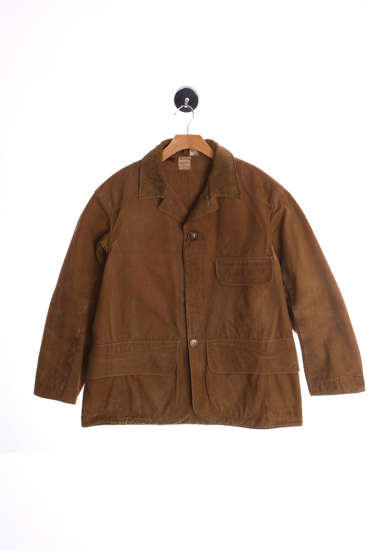 Vintage Men Canvas Hunting Jacket - Era ( 40's - 50's )