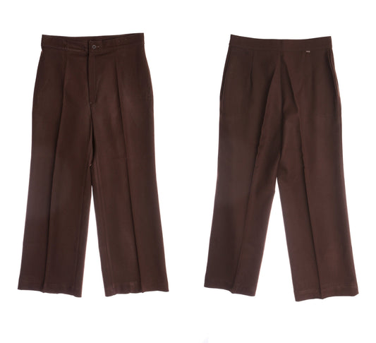 Levi's 70's Women Brown Poly Casual Pants