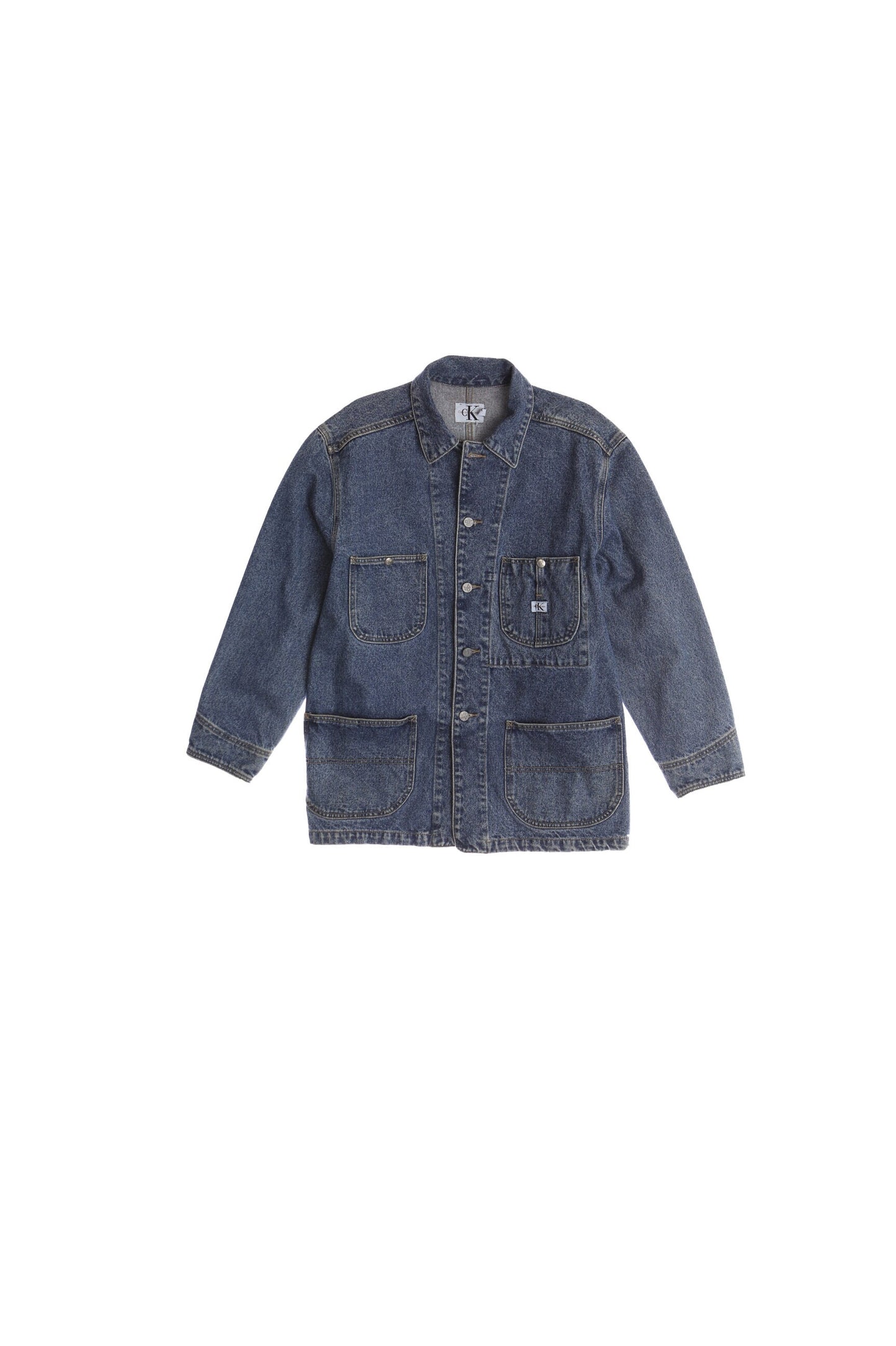 Men's Blue Denim Coverall Jacket