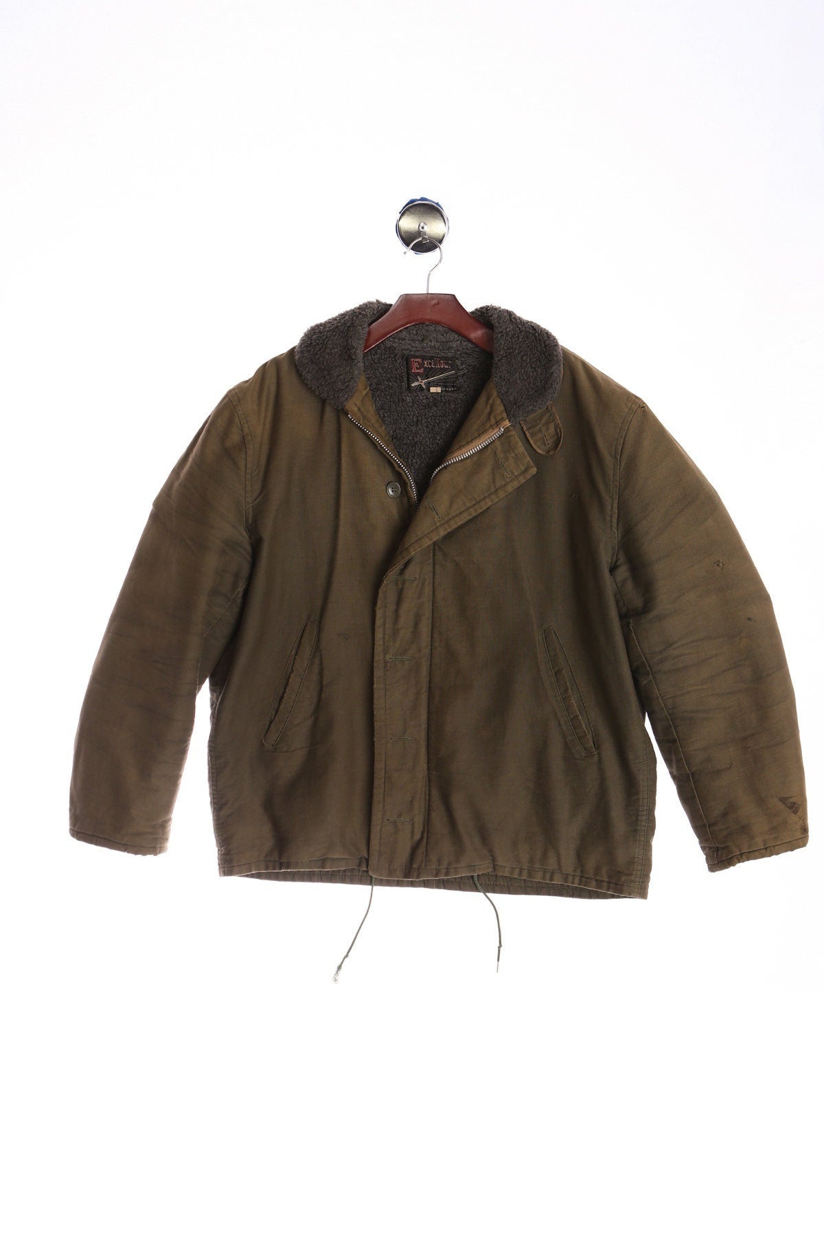 Excalibur Vintage Canvas Sherpa Jacket - Era ( 50's - 60's )
