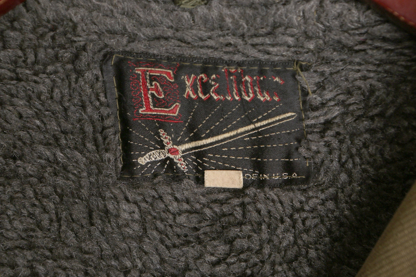 Excalibur Vintage Canvas Sherpa Jacket - Era ( 50's - 60's )