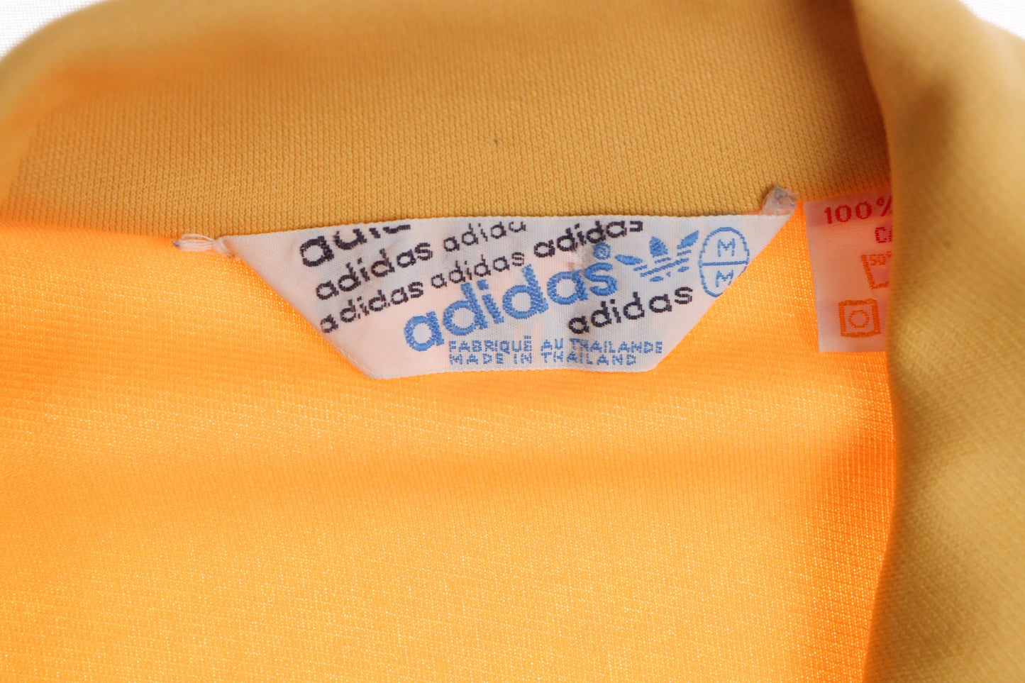 Vintage Adidas Yellow Blue Stripes Men's Jogging Top