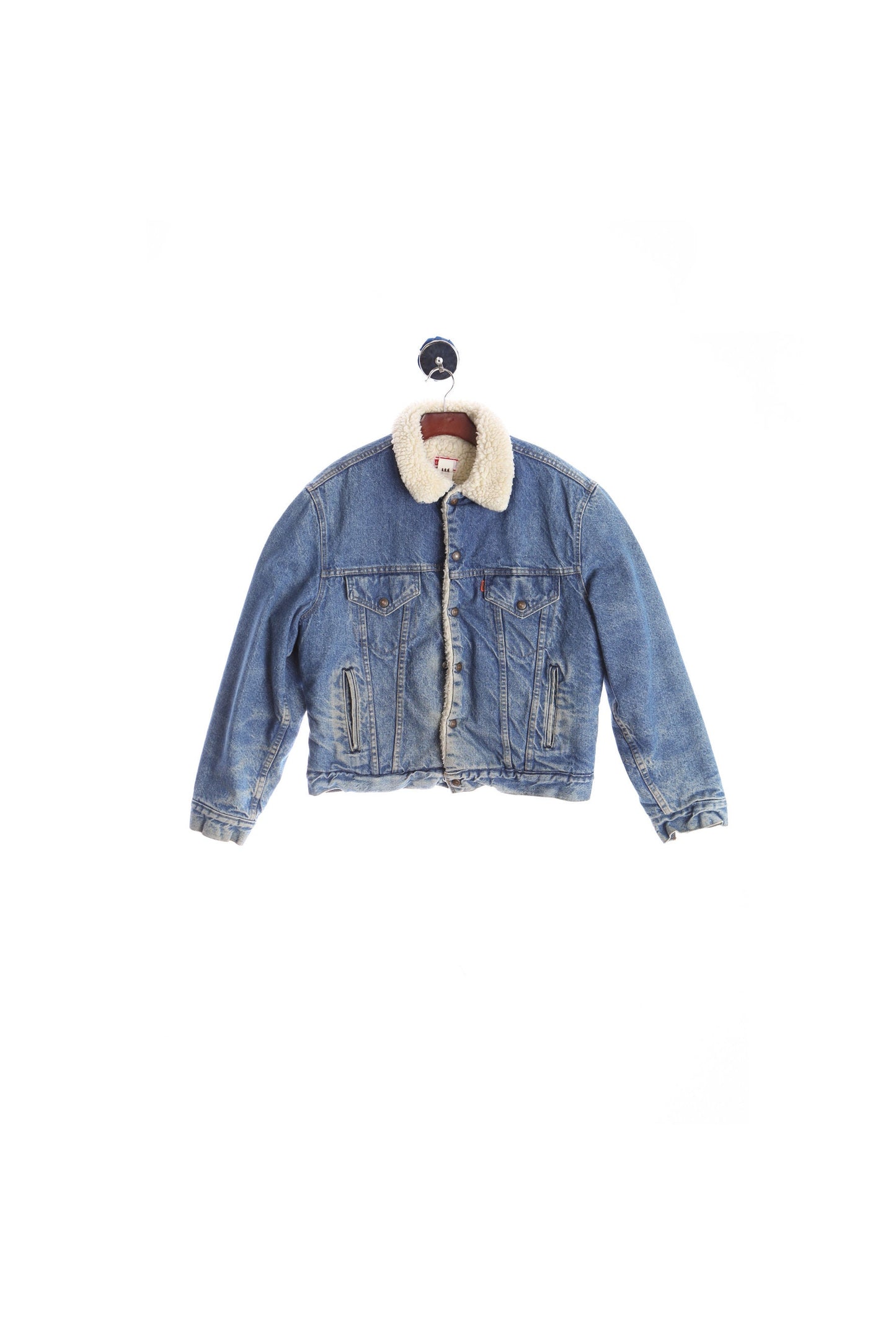 Vintage Levi's Denim Sherpa Jacket - Made in USA