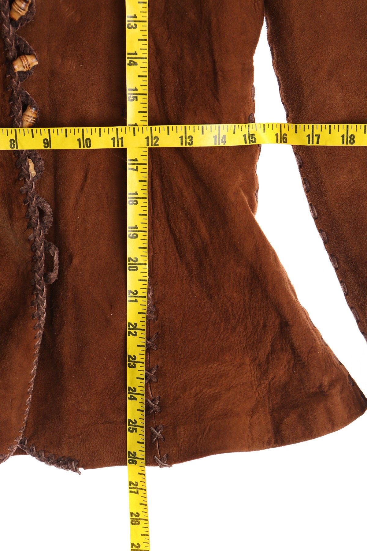 North Beach Leather Shop Women 70's Tan Suede Jacket