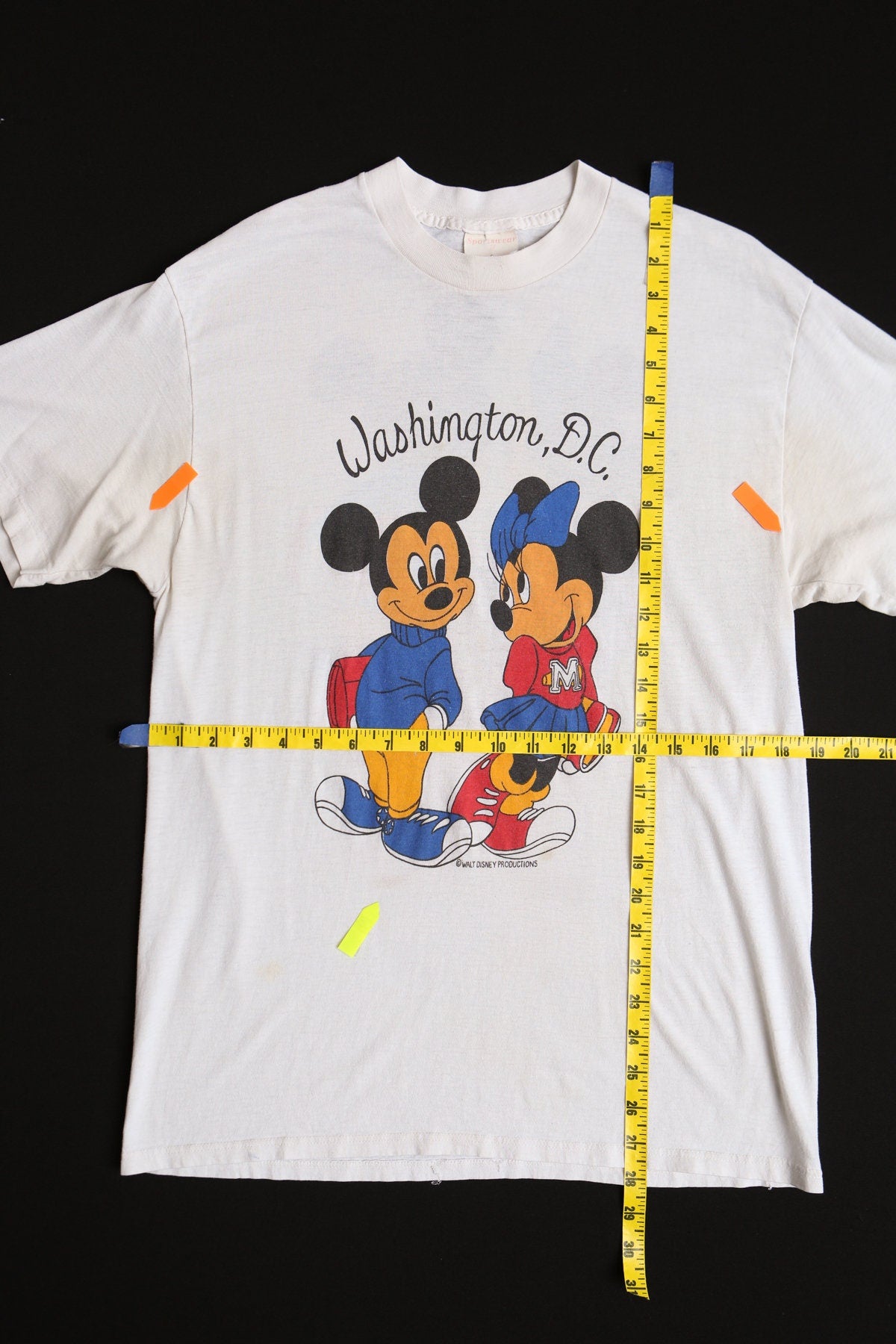 Vintage Mickey and Minnie Mouse Washington DC White T-shirt