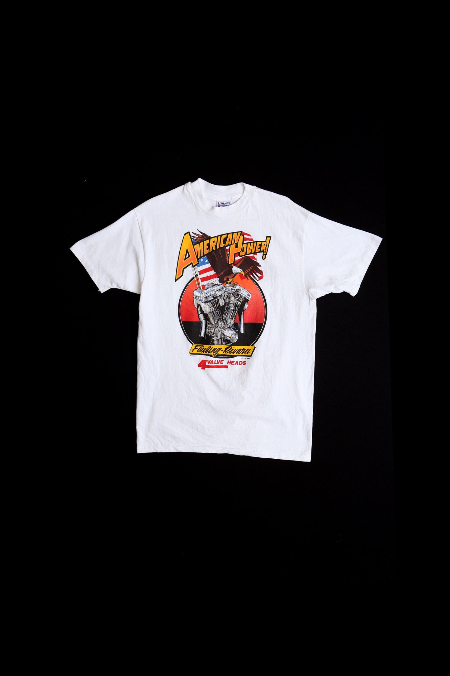 American Power Engine Graphic T-shirt - Rivera Engineering Whittier California