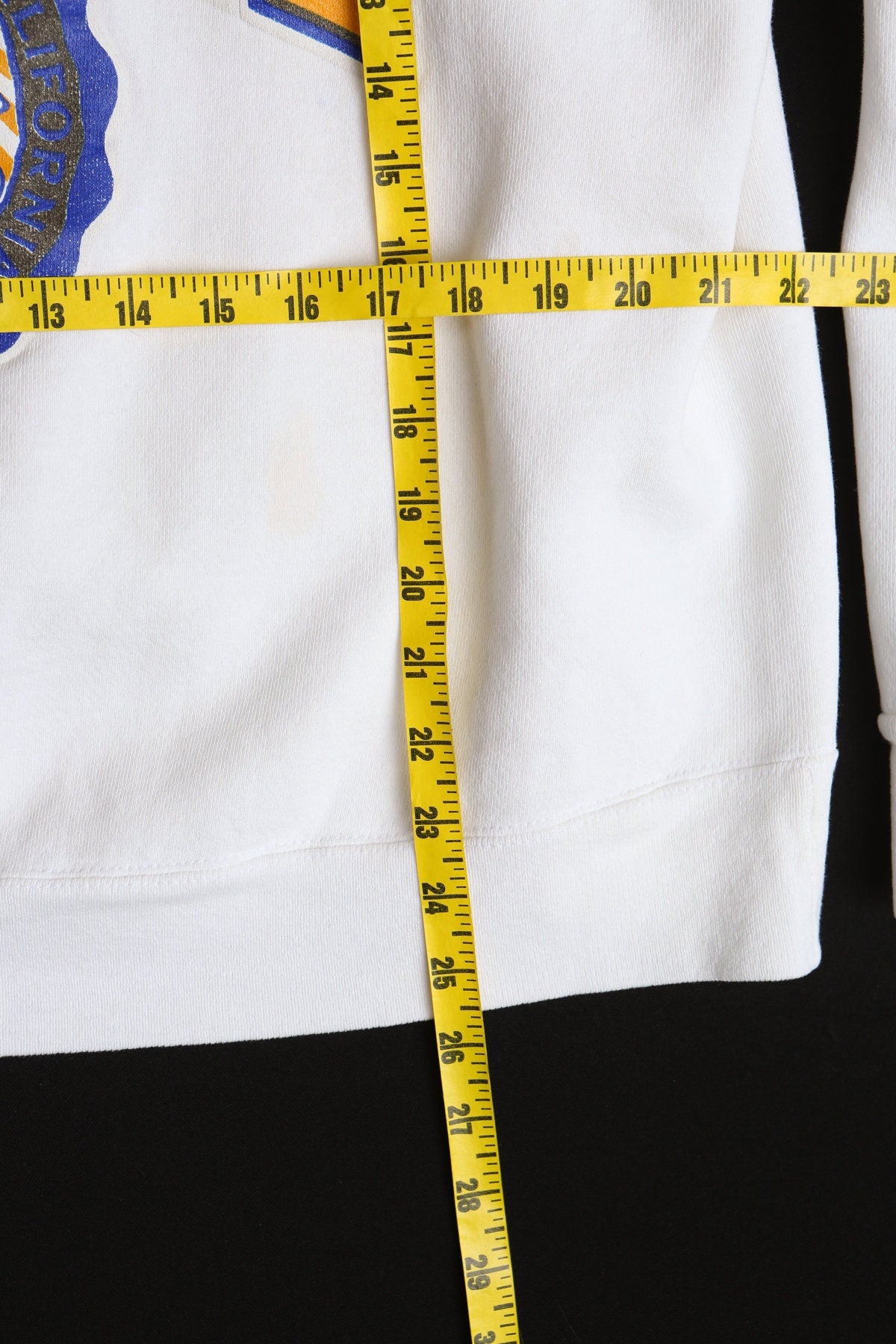 Vintage White Champion Sweatshirt With UCLA Print