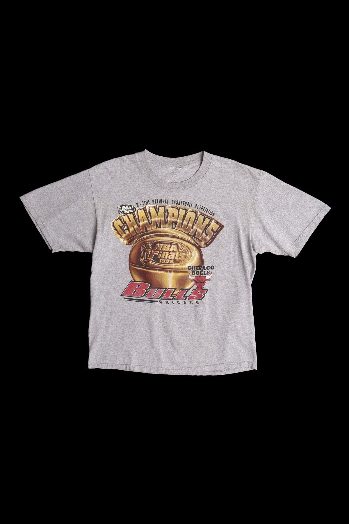 1998 Chicago Bulls Champions Basketball Graphic T-shirt