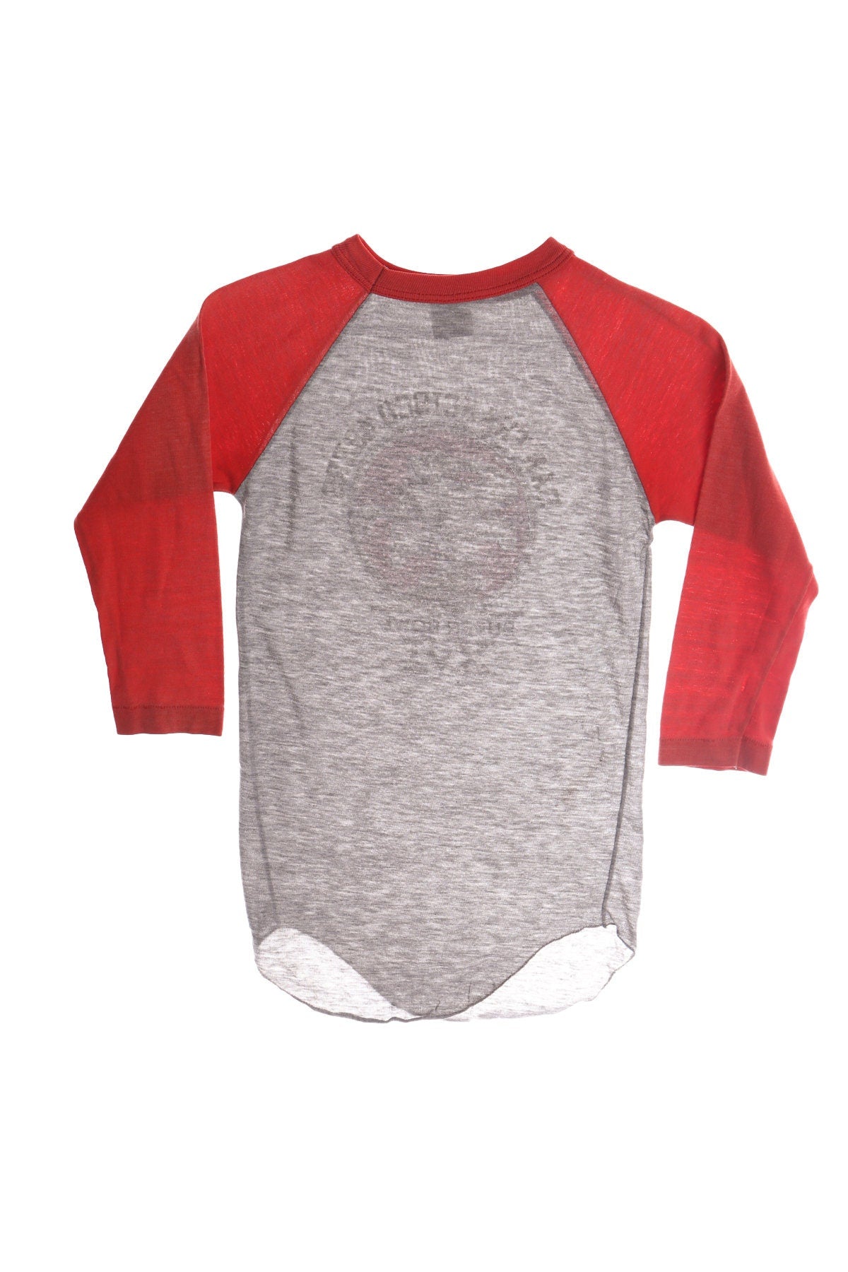 San Francisco 49ers Football Print Gray 3/4 Sleeve Shirt