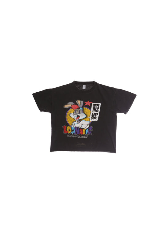 Loonatic Streetwear Wise Up Doc Black Graphic Shirt