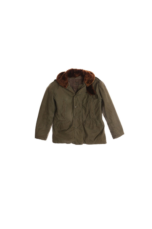 Vintage Military Jacket - USAF Type B-II Brown Shear Lining