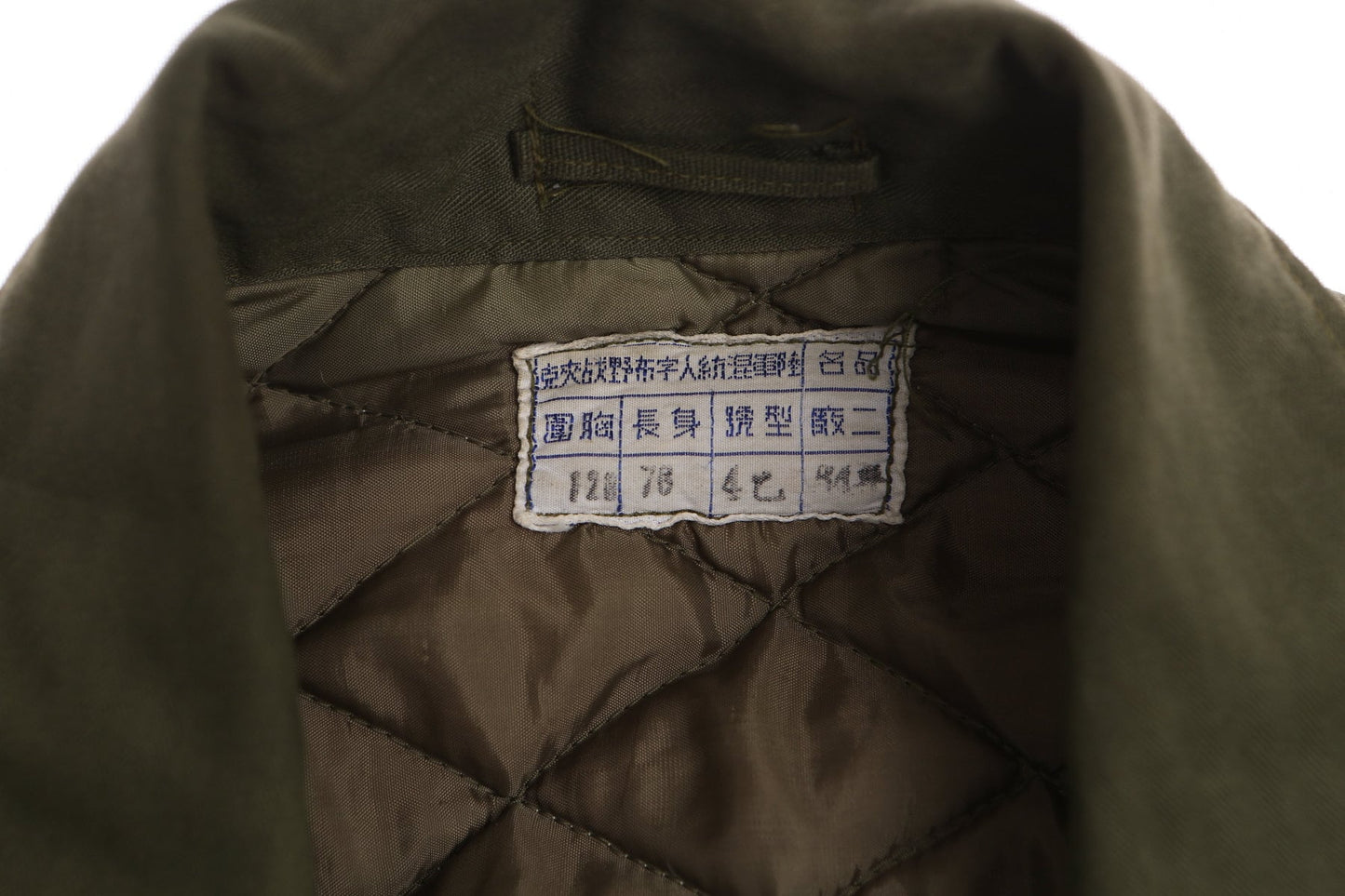 Vintage Chinese Green Military Field Jacket