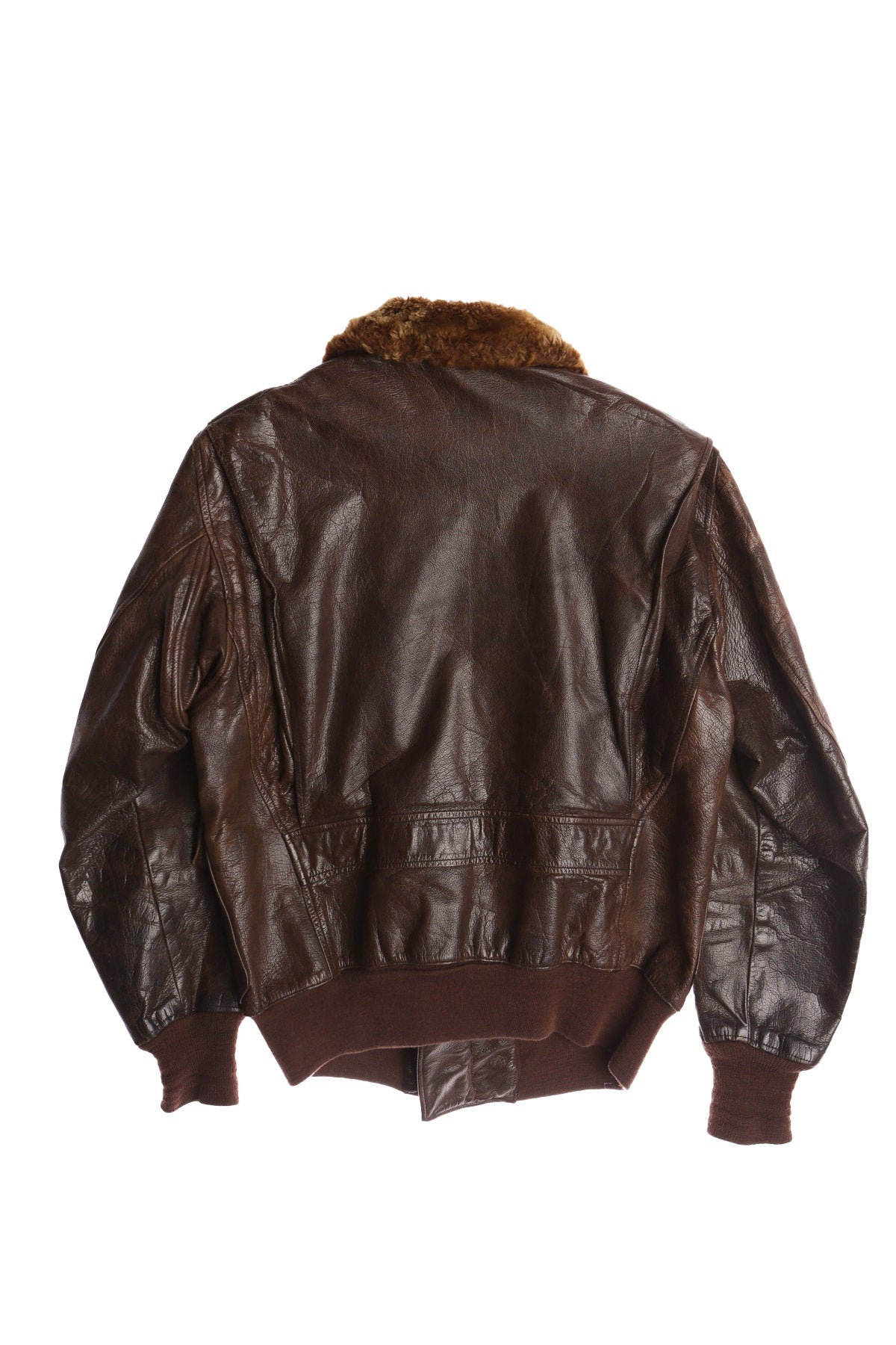 M-422 A Brown Bomber Leather Jacket