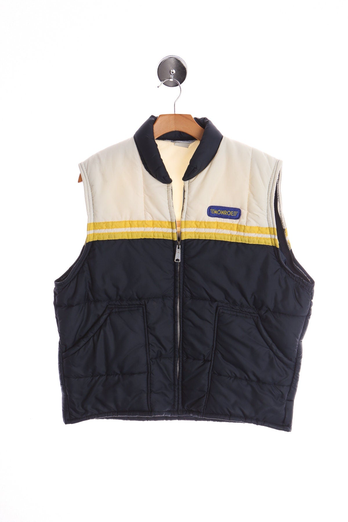 Vintage Nylon Mechanic Vest - ( 70's - 80's )