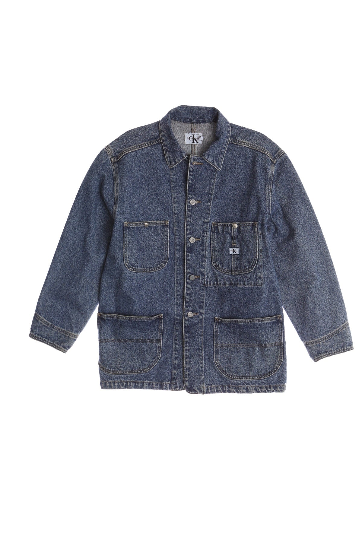 Men's Blue Denim Coverall Jacket