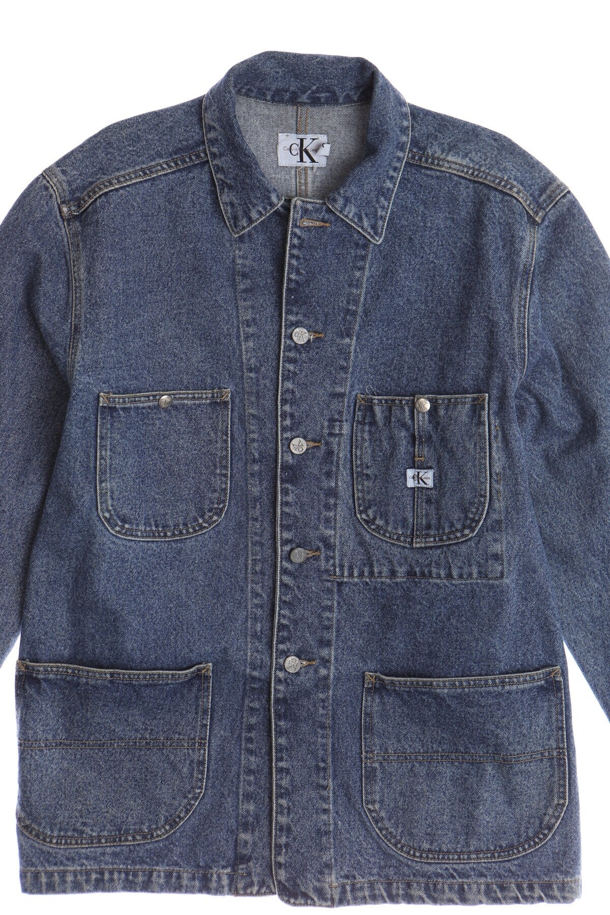Men's Blue Denim Coverall Jacket