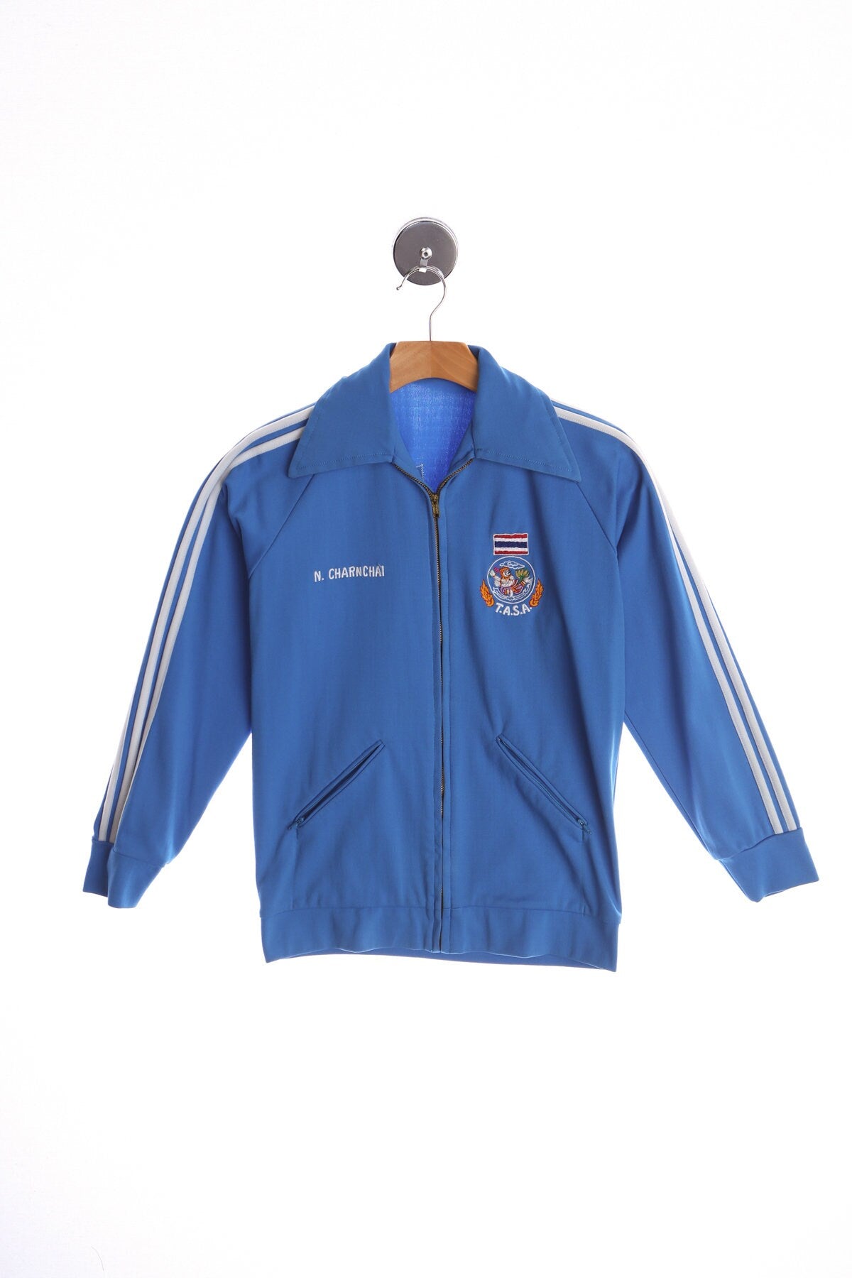 Vintage Blue Men Jogging Top - Thailand - T.A.S.A.