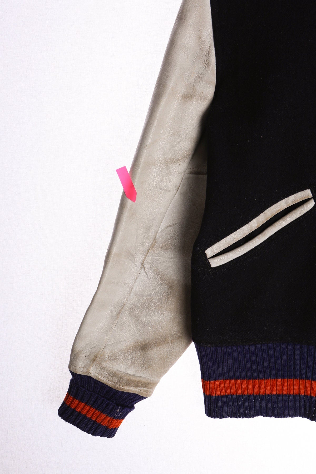 Vintage Black Varsity Jacket - 1965 Valley Conference Patch Tennis