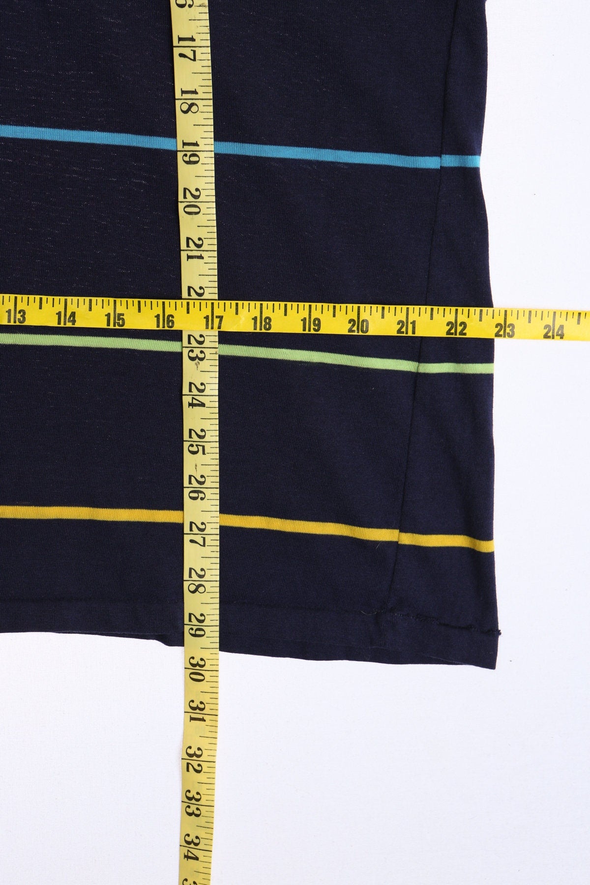 Vintage Hobie Blue Striped Polo Shirt - Era ( 70's - 80's )