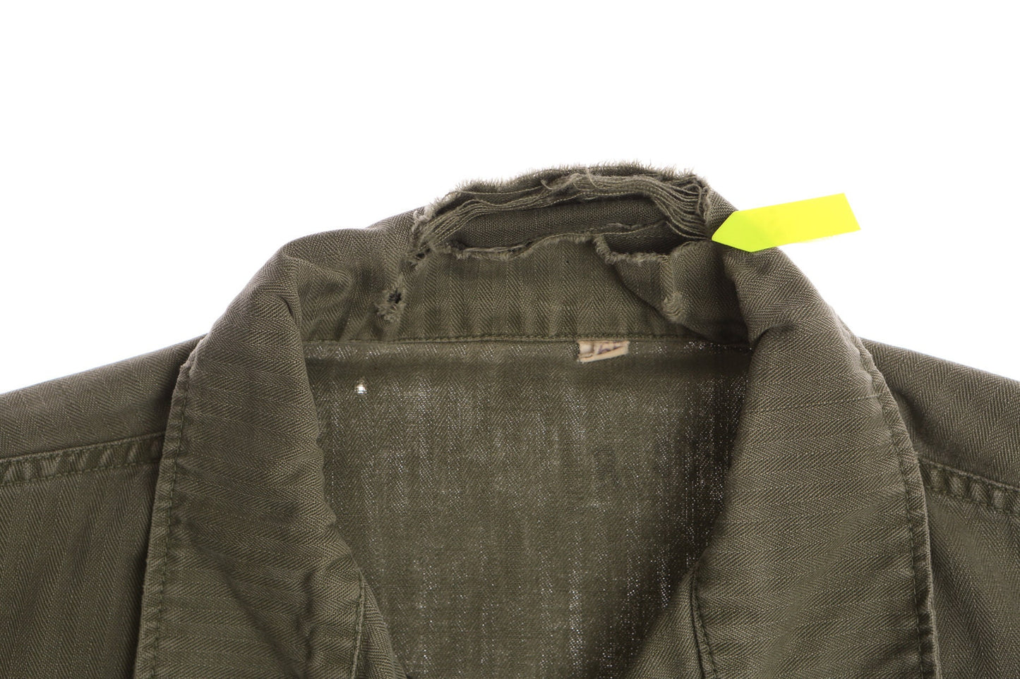 Vintage US Military Jacket With Steel Star Buttons - Era Estimated Around WWII