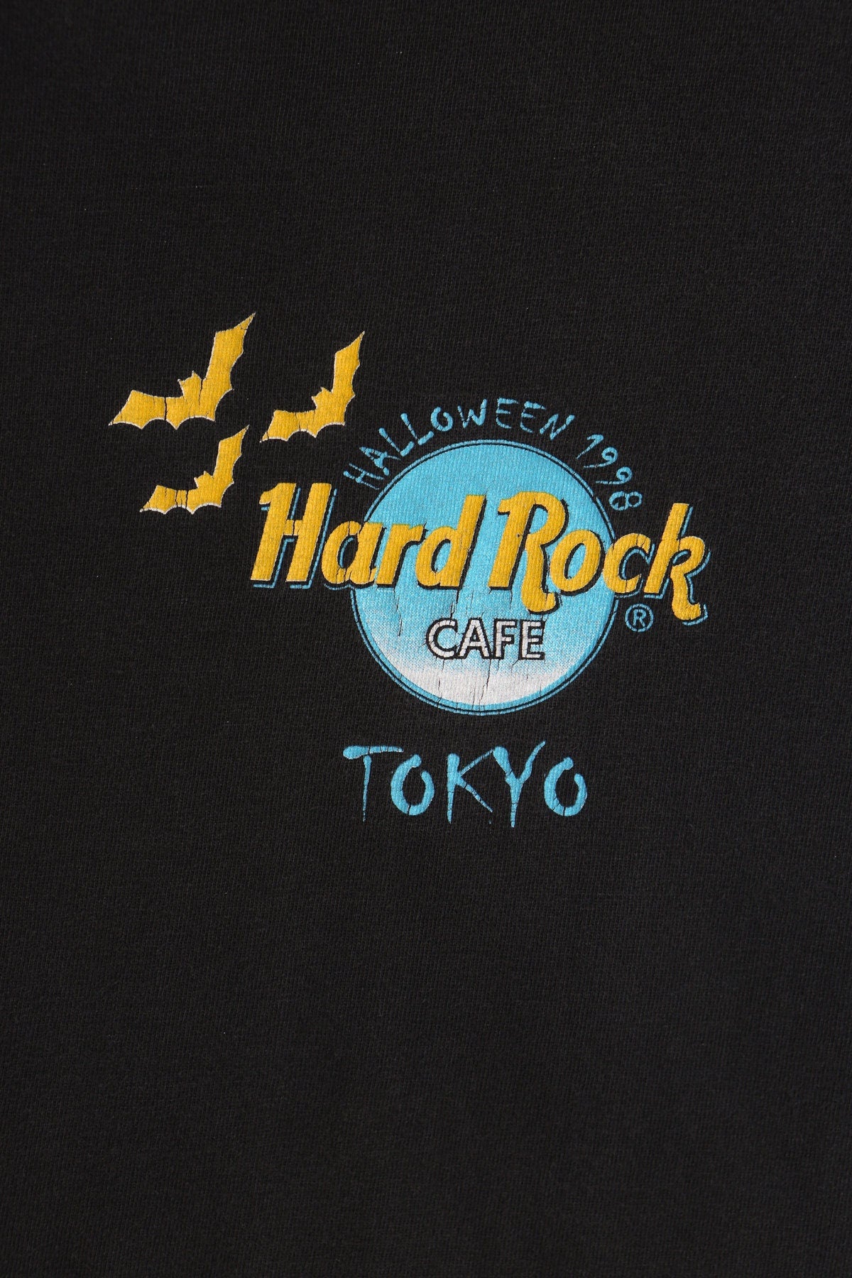 1998 Halloween Hard Rock Cafe Tokyo Black T-shirt