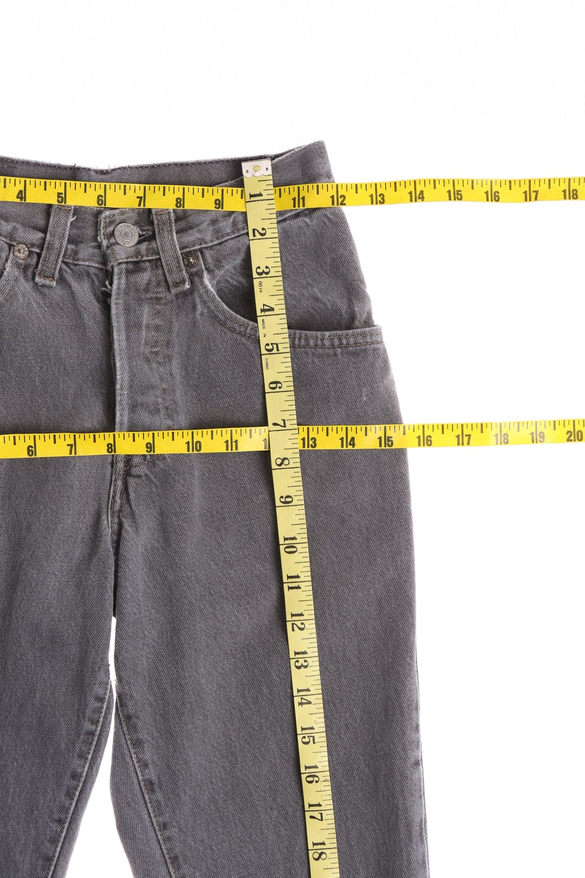 Black Levi's Jeans - 501 - High Waist