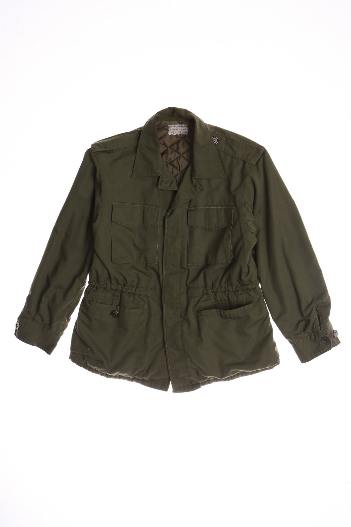 Vintage Chinese Green Military Field Jacket