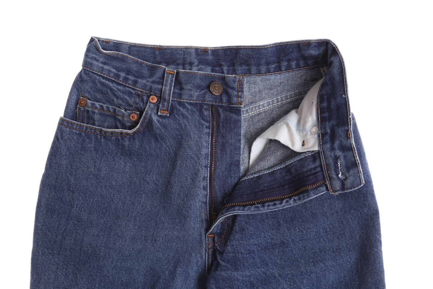 Vintage 505 Levi's Jeans - Dark Blue Denim Pants - Made in USA