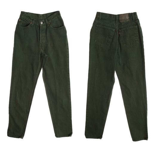Vintage Levi's Green Jeans - Made in USA