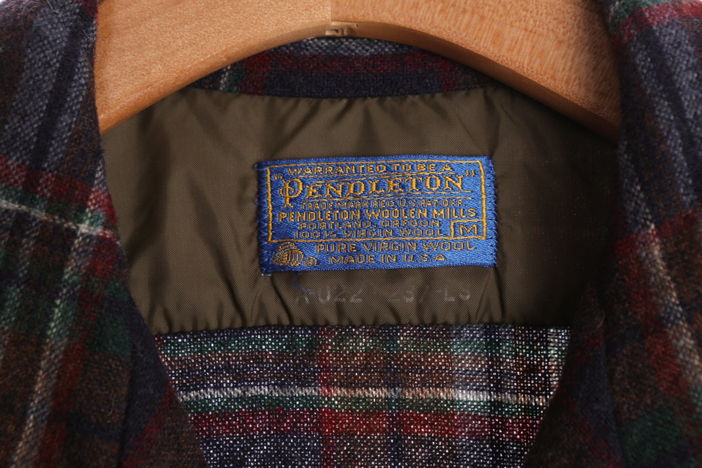 Vintage Plaid Pendlento Shirt - Medium - Made in USA