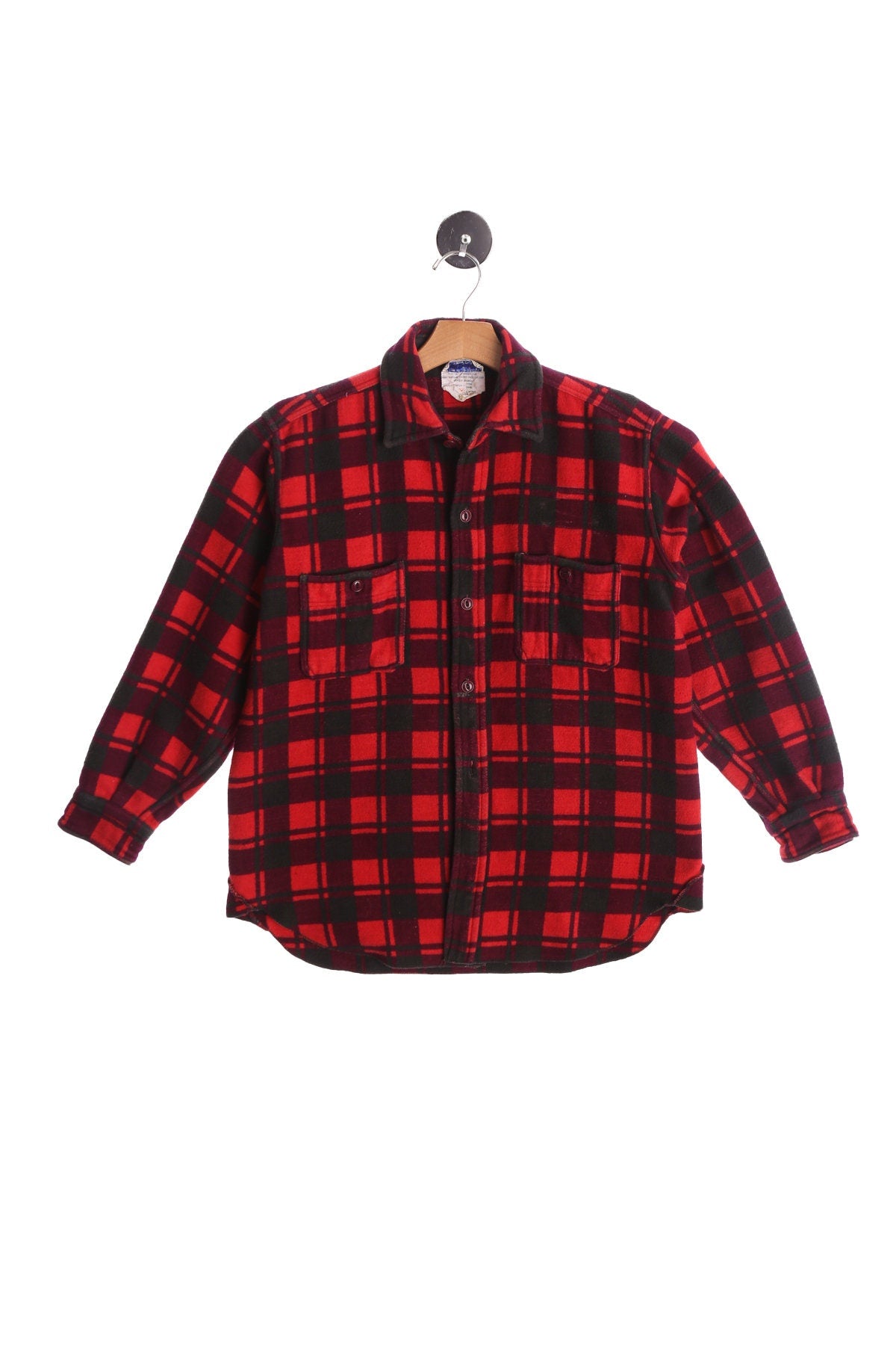 Vintage Red Flannel Shirt