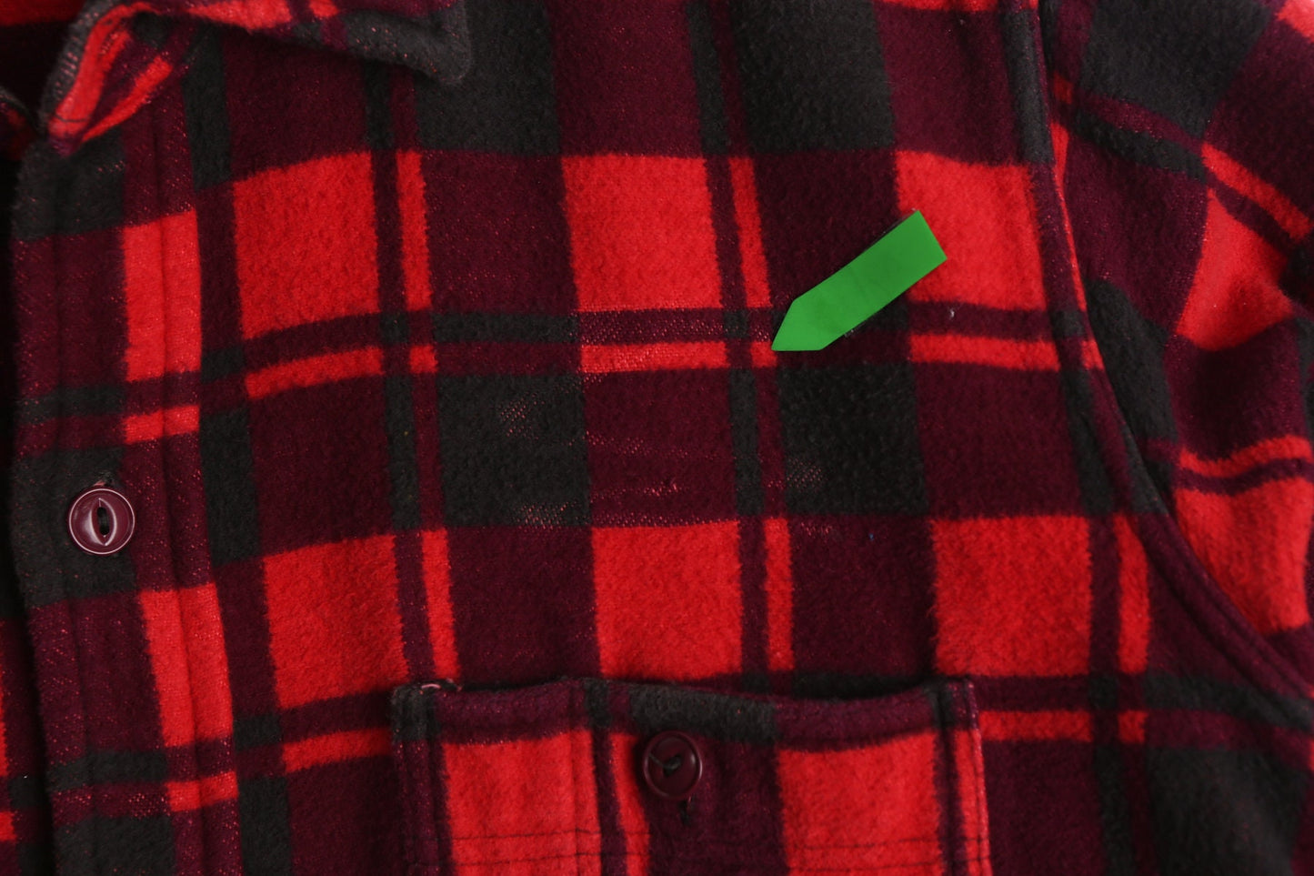 Vintage Red Flannel Shirt