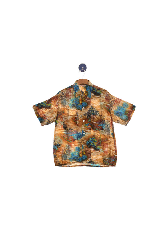 Vintage Men's Hawaiian Shirt - Made in Japan