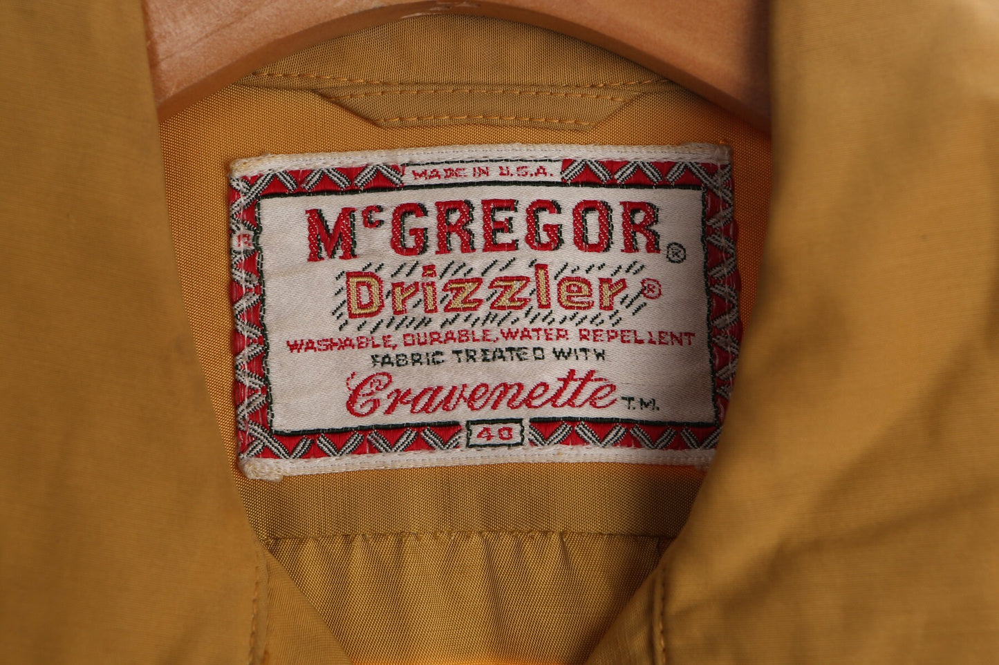 Vintage Men Yellow Work Jacket - Era ( 50's - 60's )