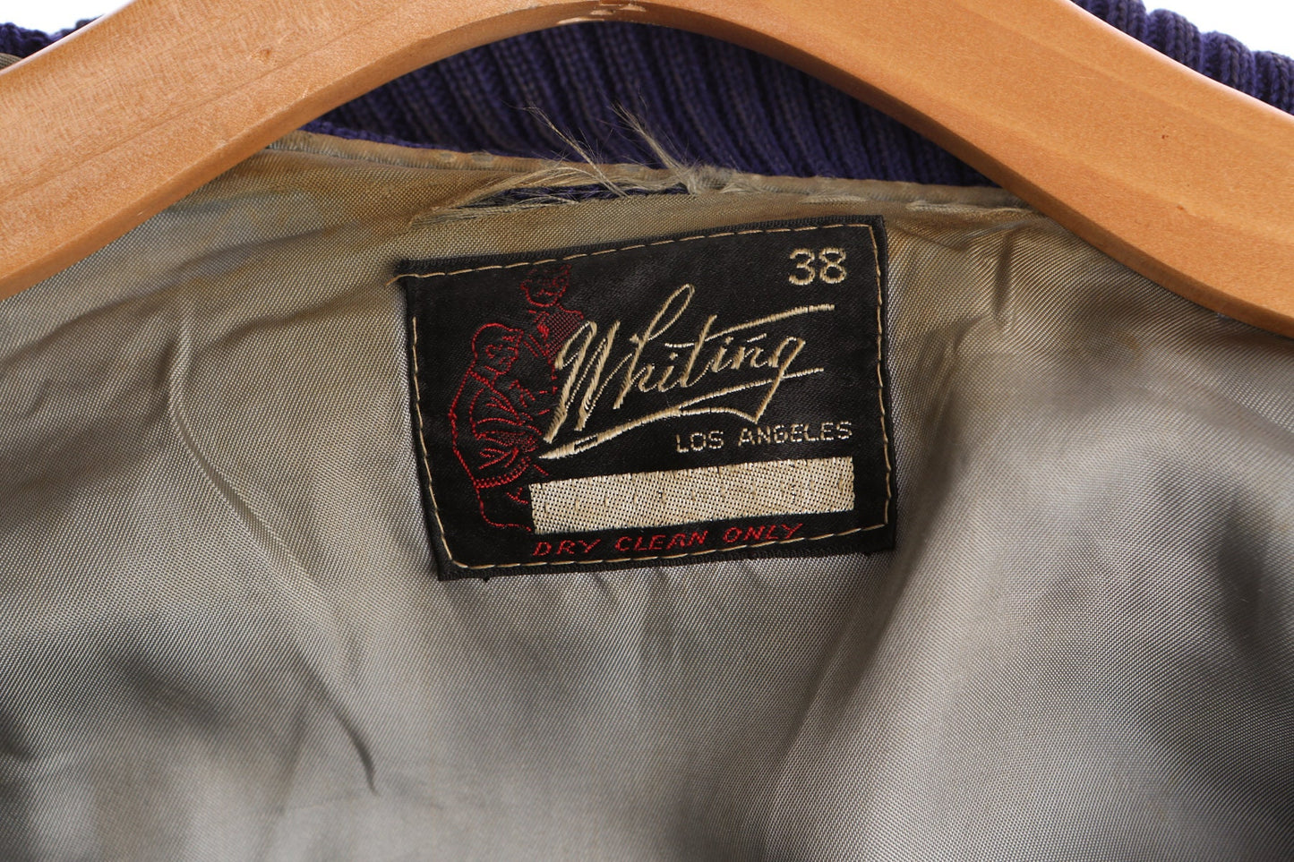 Vintage Black Varsity Jacket - 1965 Valley Conference Patch Tennis