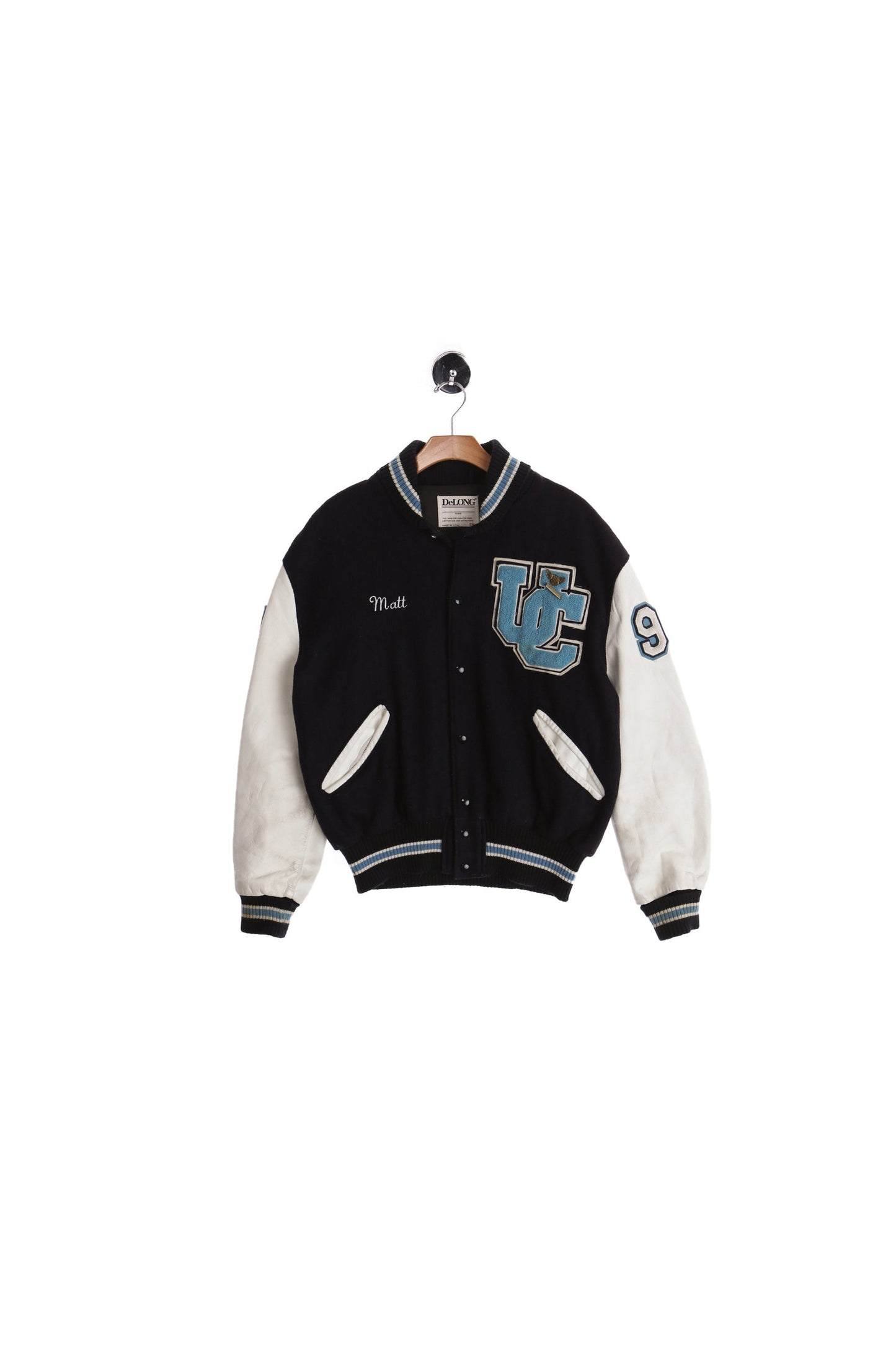UC Men Black Varsity Jacket