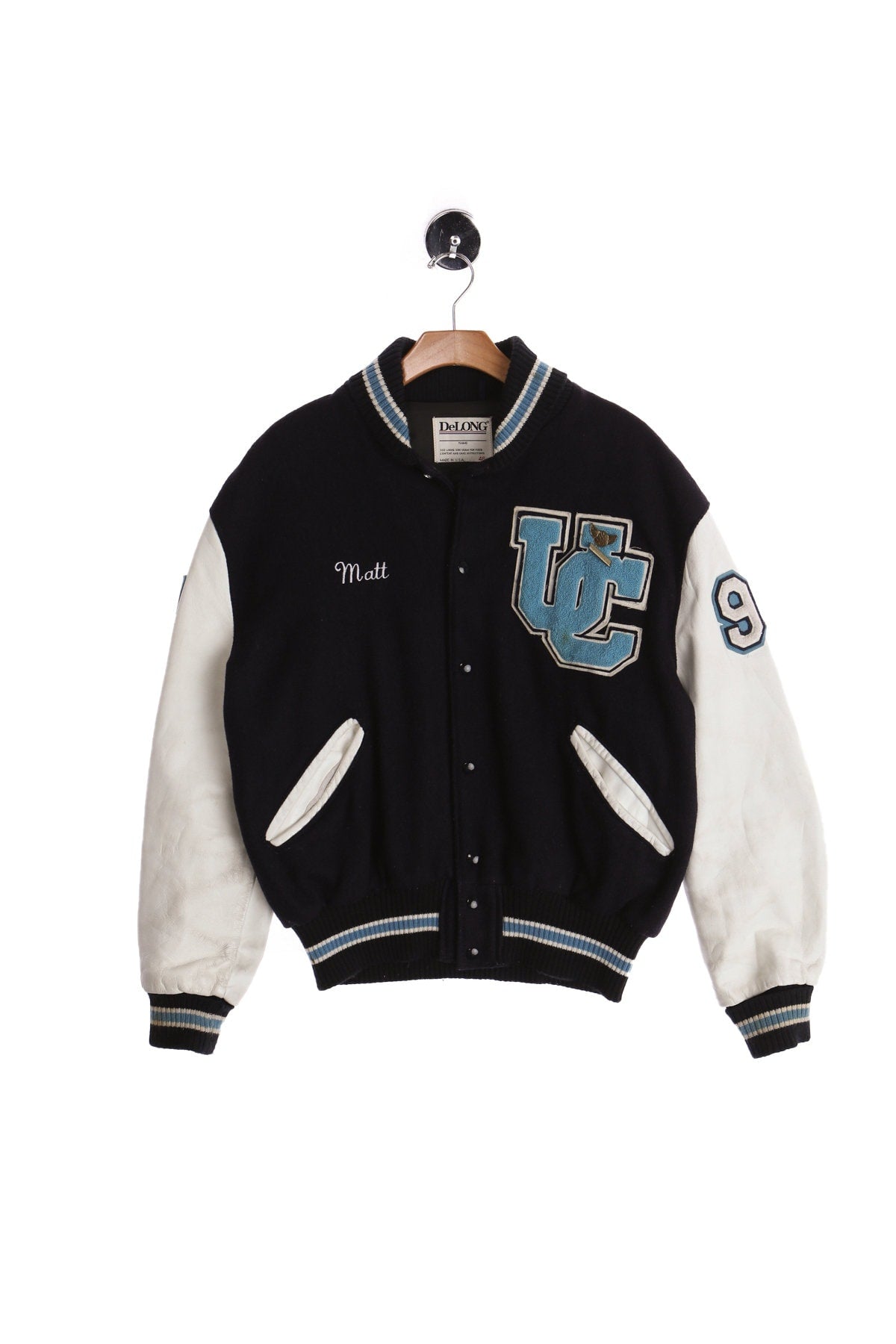 UC Men Black Varsity Jacket