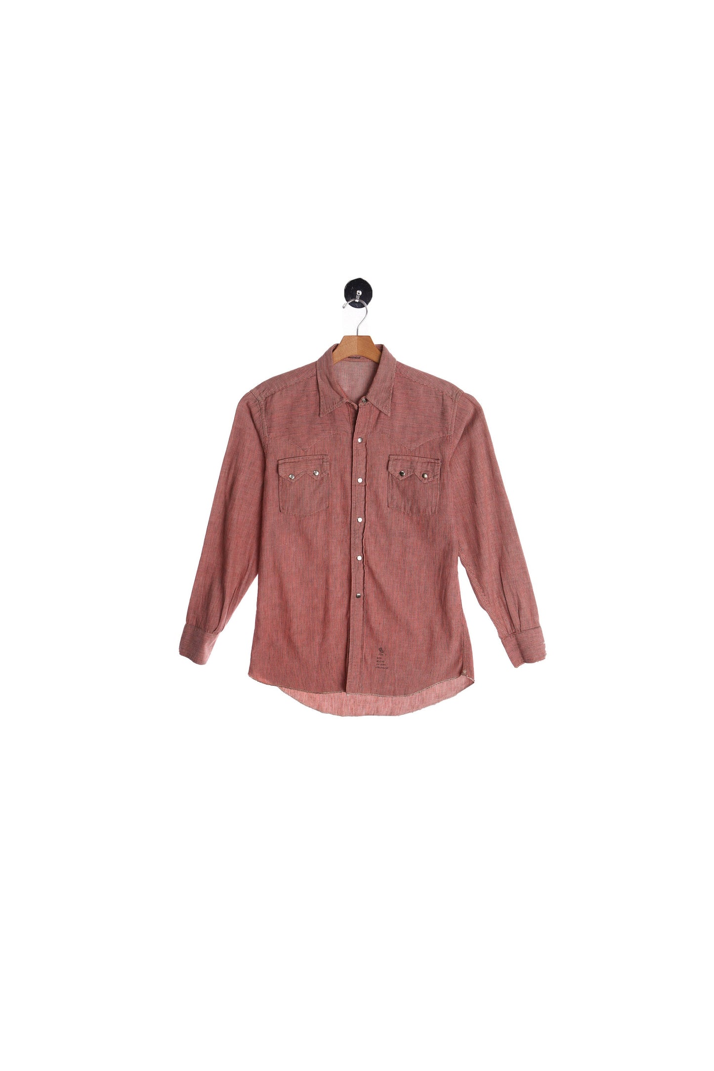 Men Western Shirt Striped  Long Sleeve