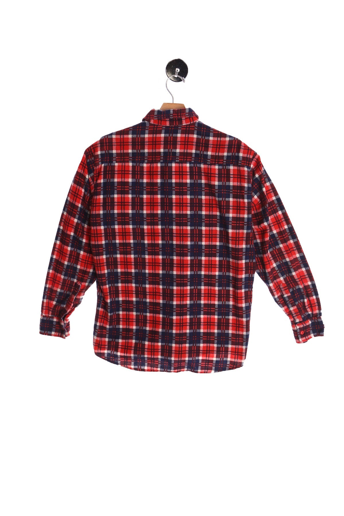 Vintage Red Plaid Flannel Shirt