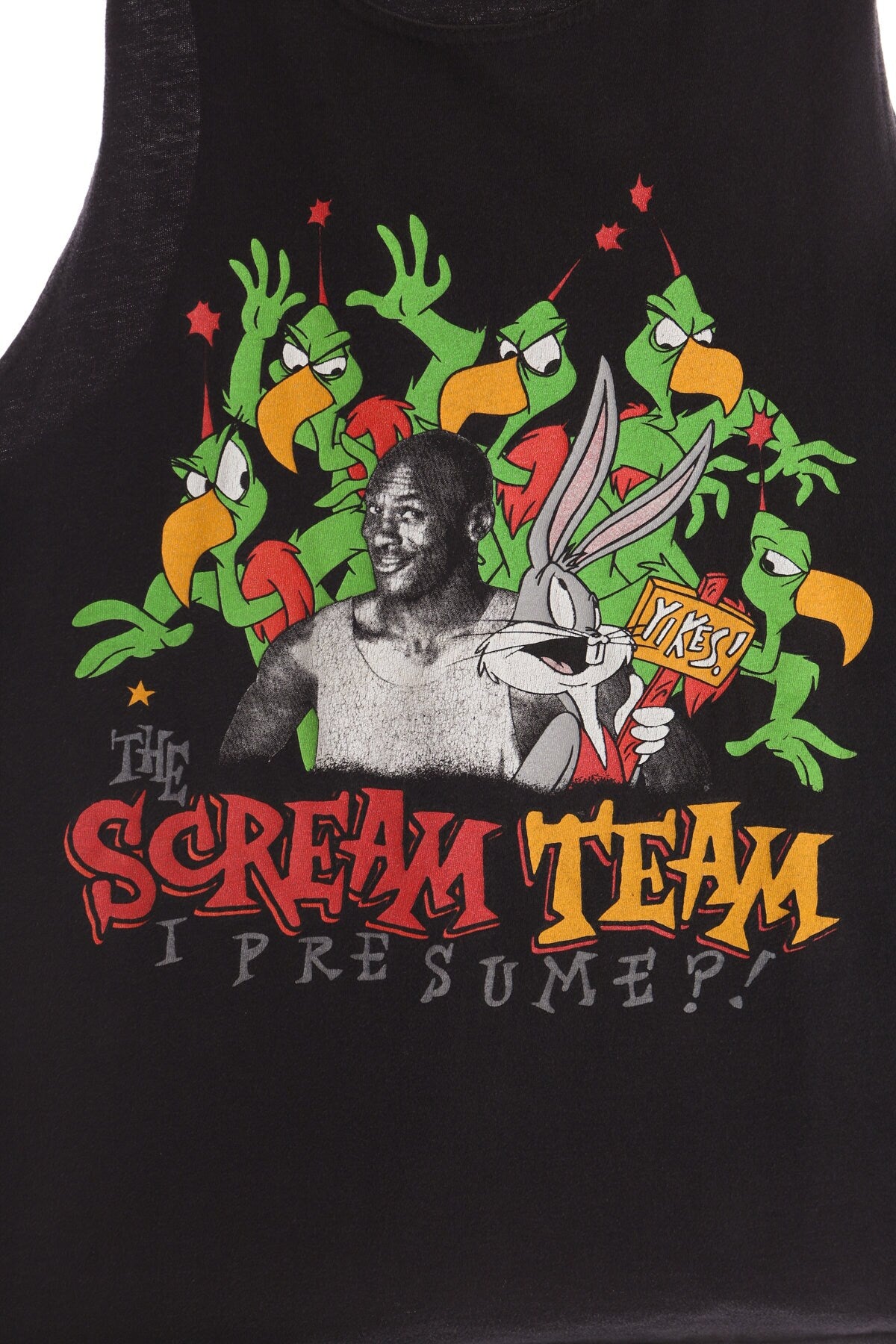 Vintage Nike Black Graphic Tank Top -  The Scream Team