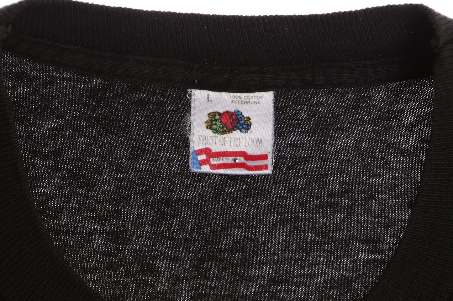 Vintage Black Graphic T-shirt - Airborne Parachuting