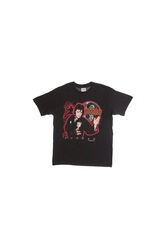 Elvi's Karate Black graphic T-shirt