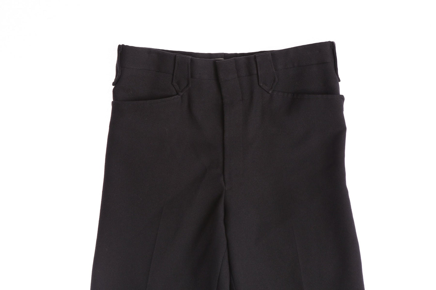 Vintage Black Men Polyester Western Pants - Era 60's - 70's