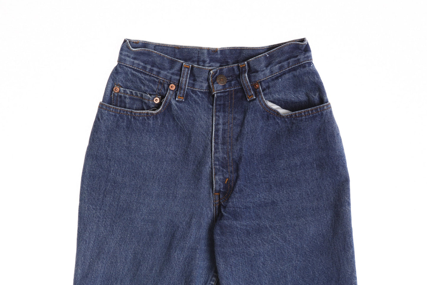 Vintage 505 Levi's Jeans - Dark Blue Denim Pants - Made in USA