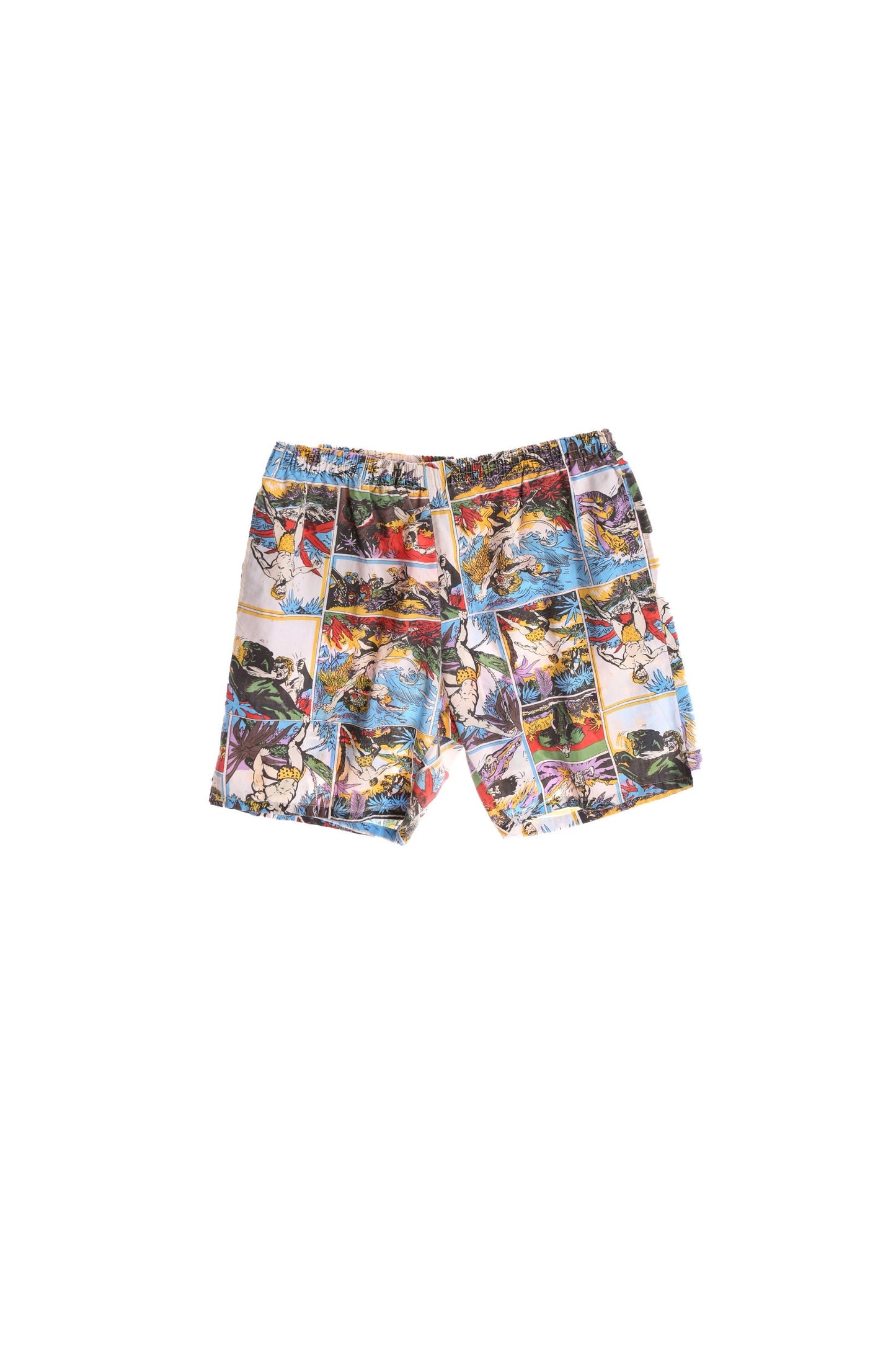 Vintage Comic Graphic Shorts - Jungle Theme - Era ( 80's - 90's )
