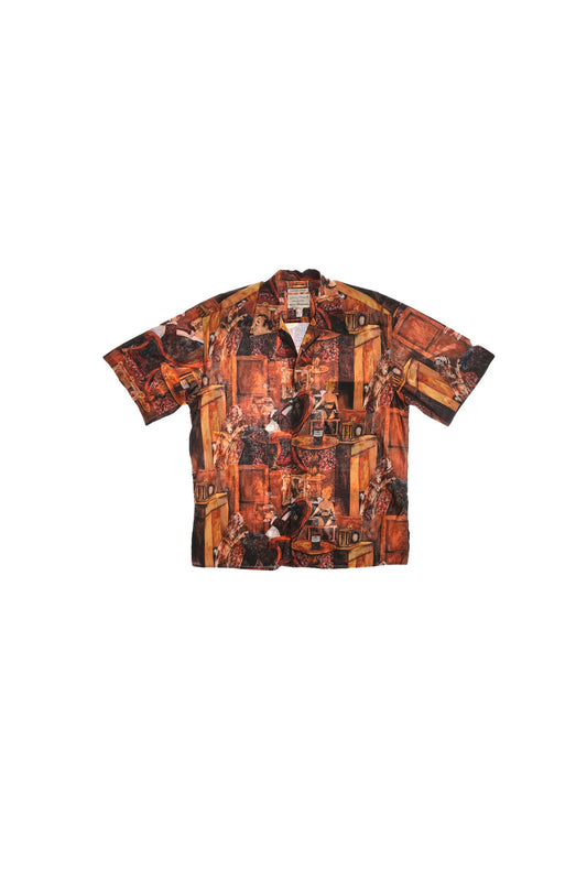 Vintage Brown Hawaiian Shirt By Reyn Spooner